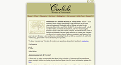 Desktop Screenshot of carlislewinery.com